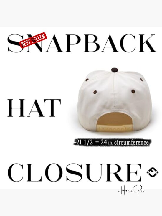 Vintage Canvas Snapback Hat - Adjustable Two Tone Cap Unisex